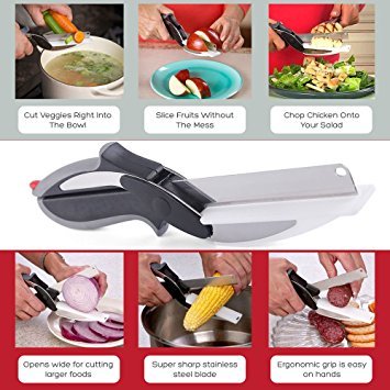 Clever Cutter 2-in-1 kitchen knife