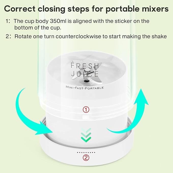 Portable Mini Juice Blender - USB Rechargeable