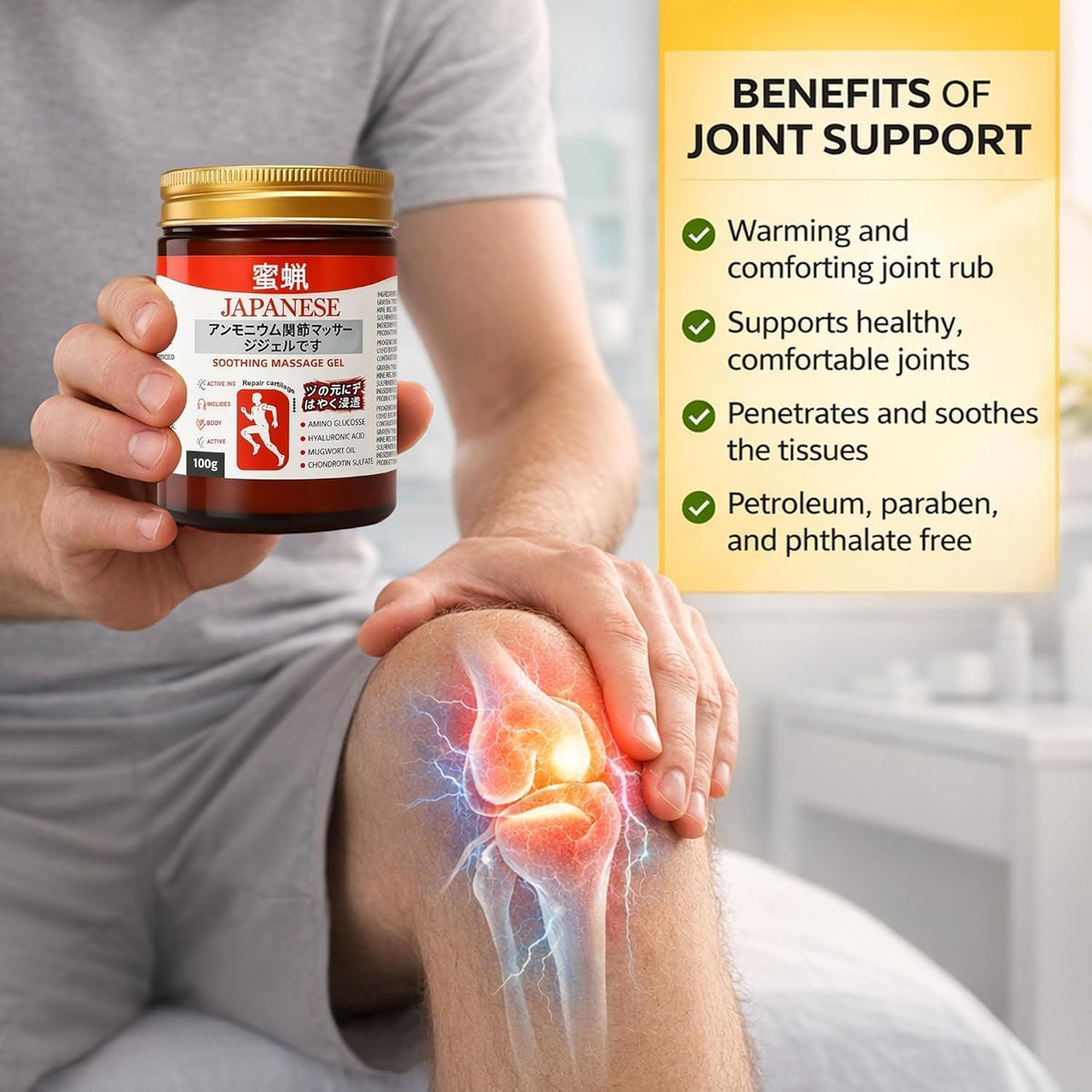 Japanese Instant Pain Relief Soothing Massage Gel (BUY 1 GET 1)