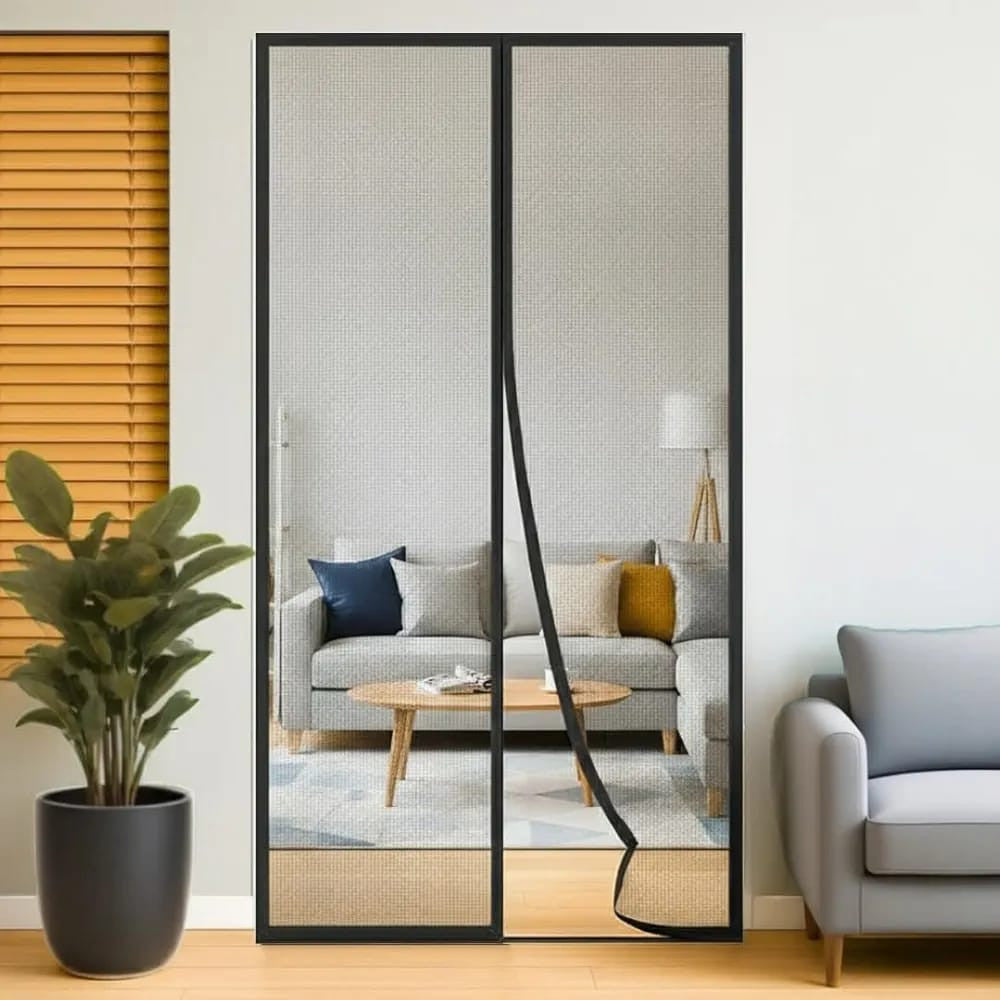 Mosquito Guard Mesh Screen Door Net Curtain