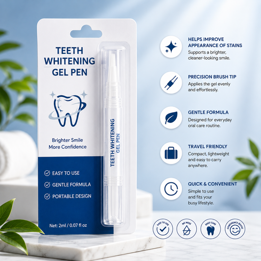 More Confident Smile—Anytime, Anywhere! - Teeth Whitening Gel Pen