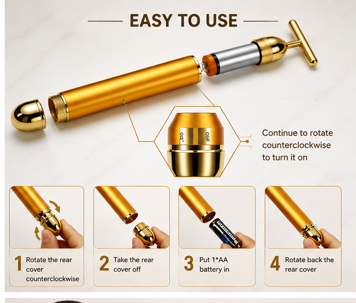 Facial Massager - Therapy for Youthful Glowing skin